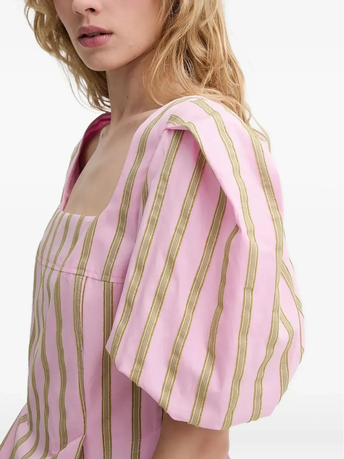 Stine Goya balloon-sleeve top - Pink - 画像3