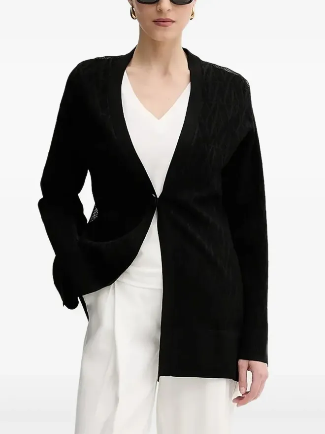 Armani Exchange Armani Exchange ワイドヘム長袖カーディガンの商品画像