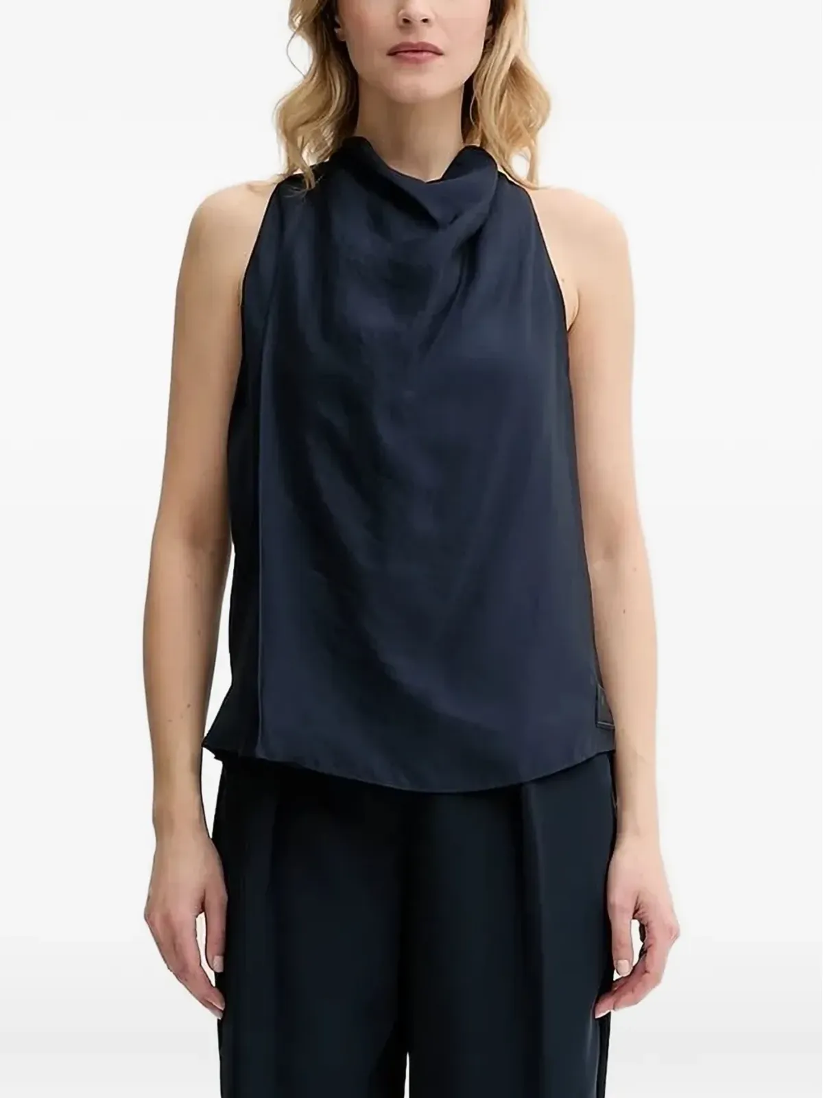 Armani Exchange カウルネックホルタートップ - 画像1