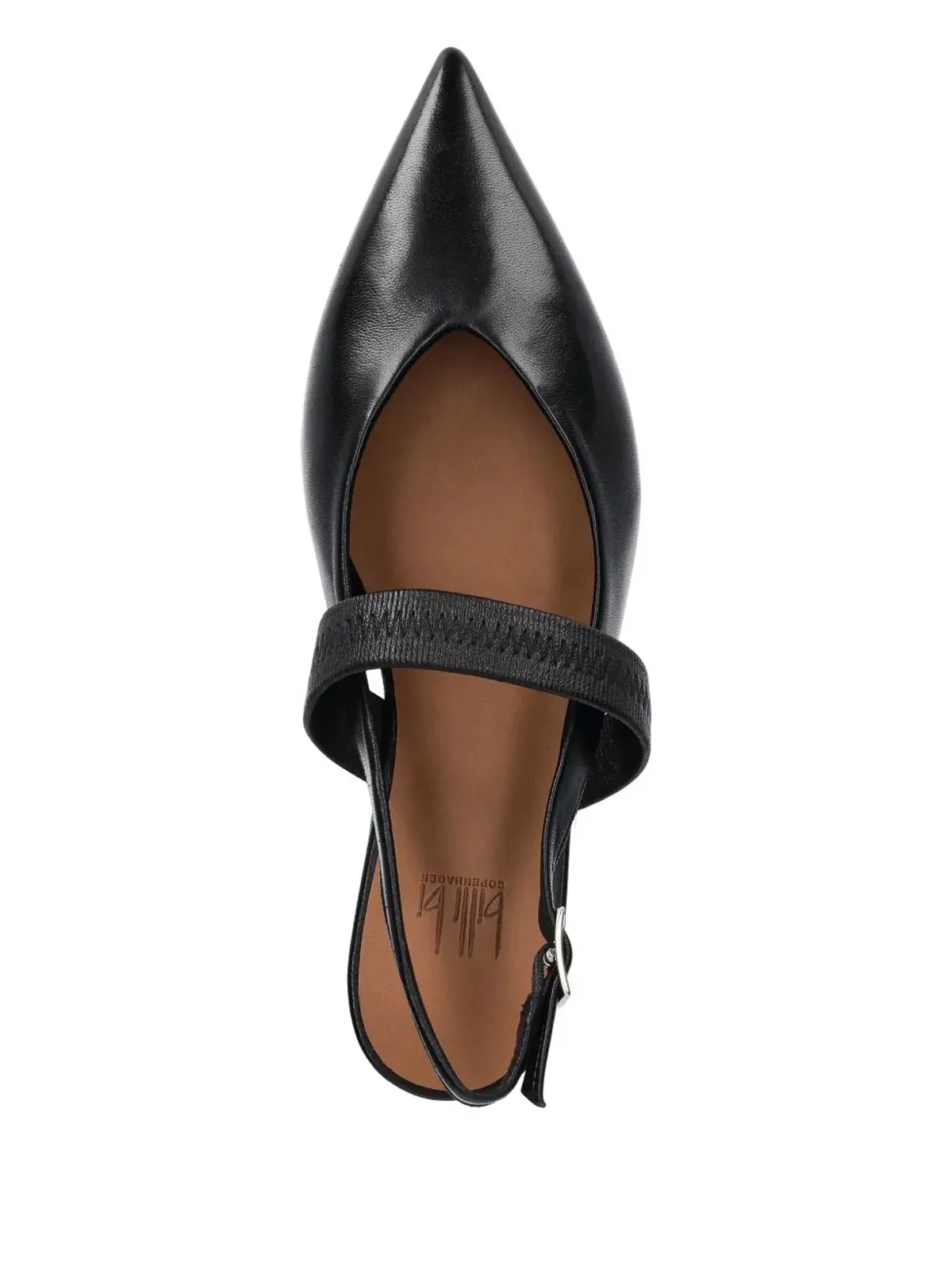 BILLI BI スリングバック ポインテッドトゥ サンダル - 画像3