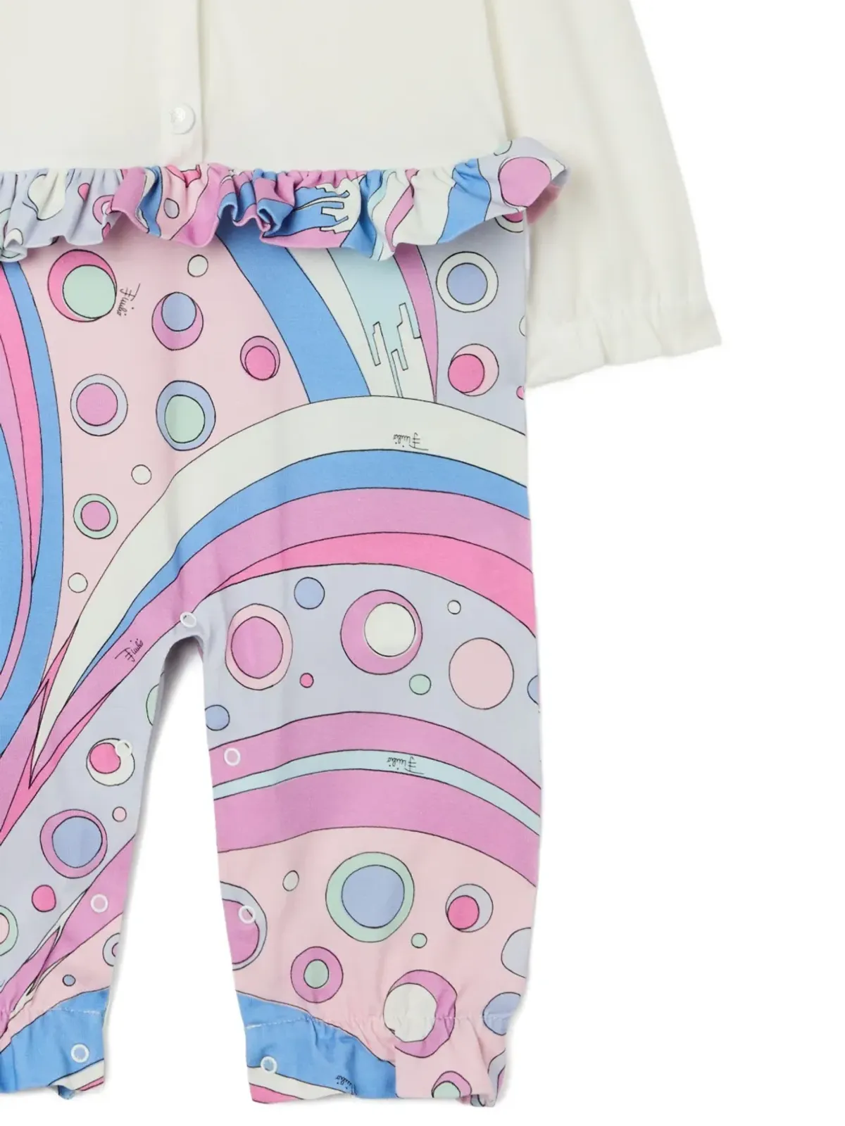 PUCCI Junior フリル付きロンパースセット - 画像3