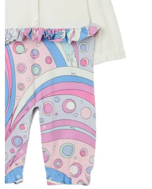 PUCCI Junior フリル付きロンパースセット - サムネイル3
