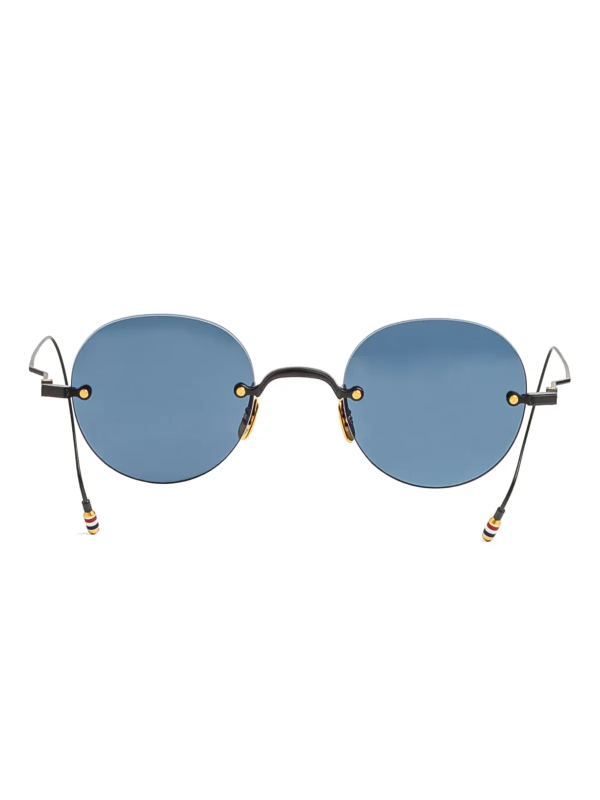 Thom Browne Eyewear ラウンドフレーム メタルサングラス - 画像1
