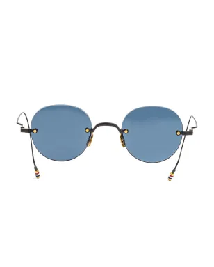 Thom Browne Eyewear ラウンドフレーム メタルサングラス - サムネイル1