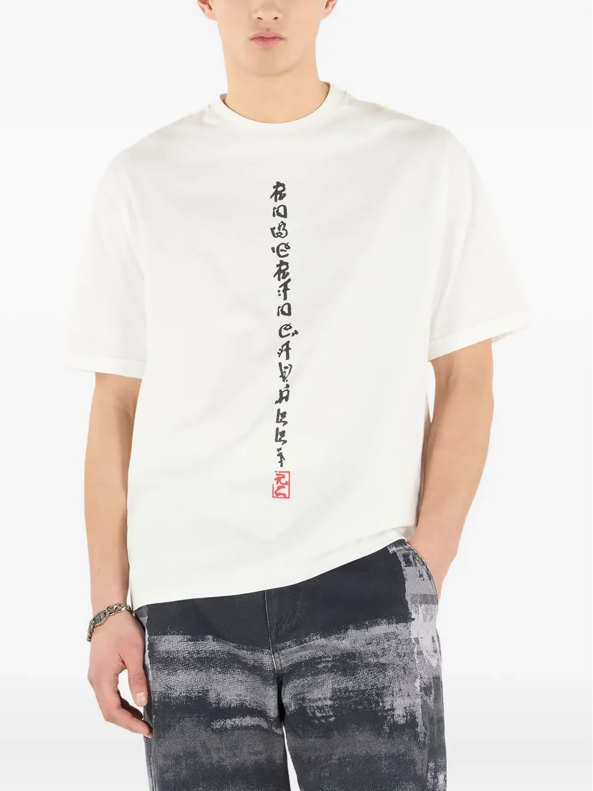 Roberto Cavalli ドラゴンプリントTシャツ - 画像3