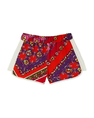 PUCCI Junior フェスタ柄ショーツ - レッド - サムネイル1