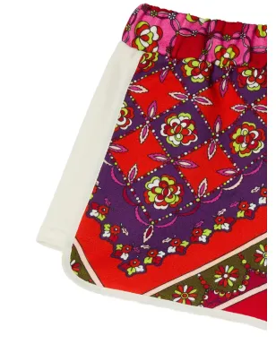 PUCCI Junior フェスタ柄ショーツ - レッド - サムネイル2
