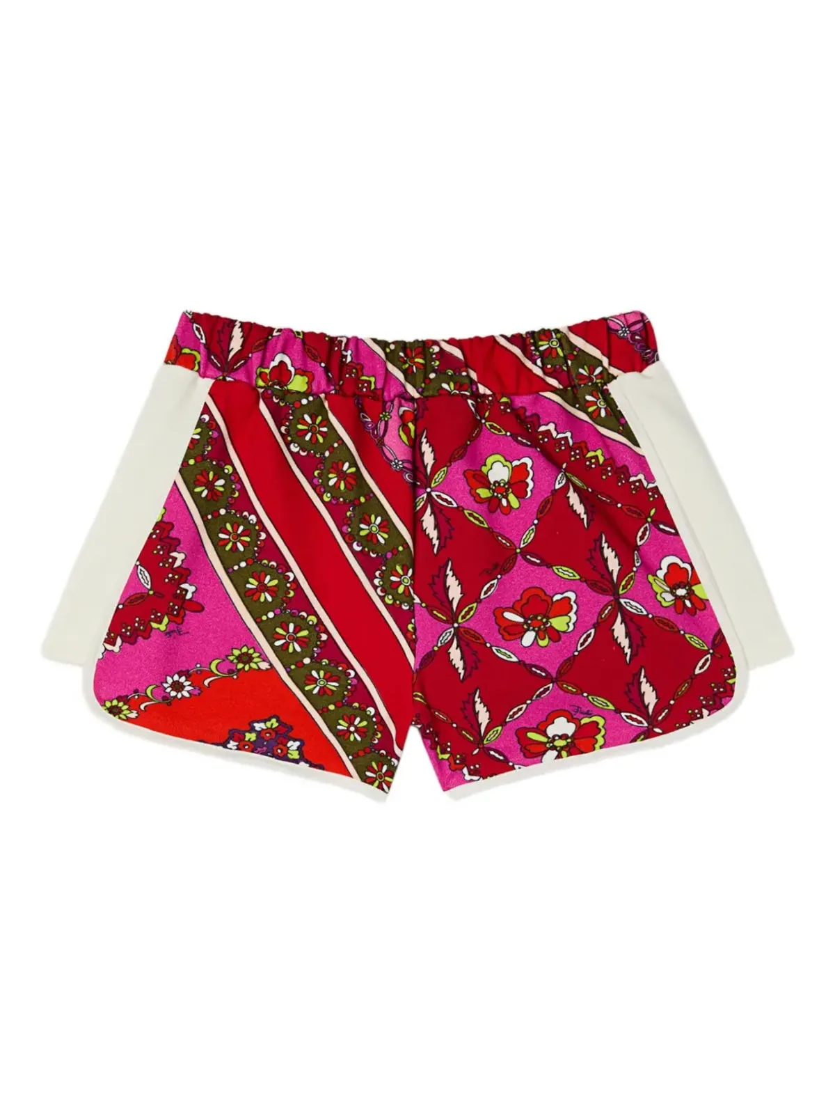 PUCCI Junior フェスタ柄ショーツ - レッド - 画像3