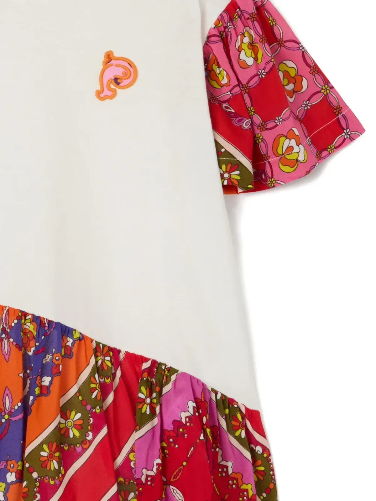 PUCCI Junior パッチワーク花柄プリントTシャツ - 画像3