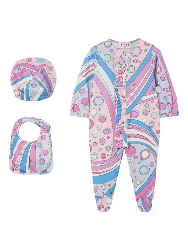 PUCCI Junior PUCCI Junior Fontaneプリント パジャマセットの商品画像