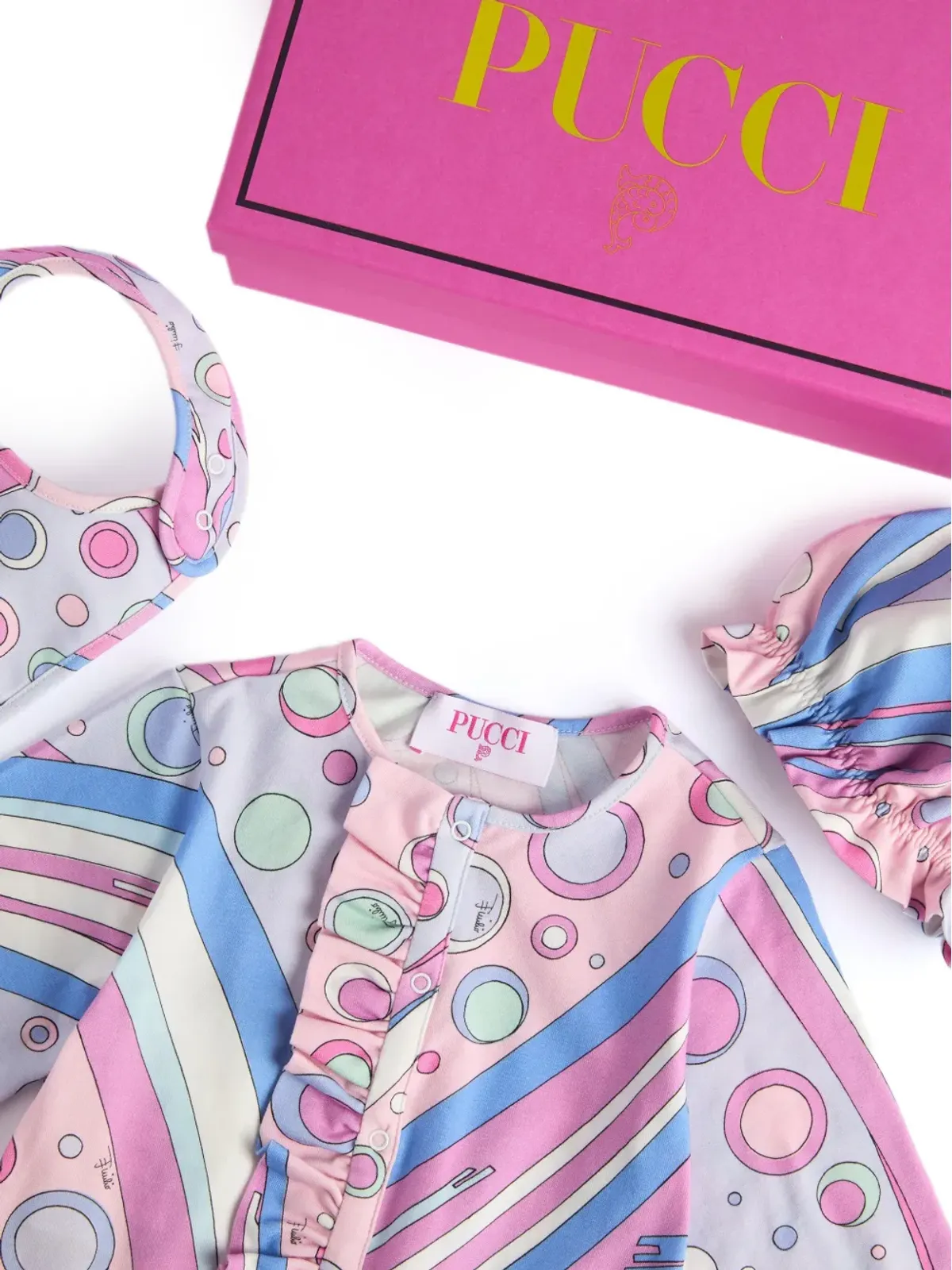 PUCCI Junior Fontaneプリント パジャマセット - 画像3