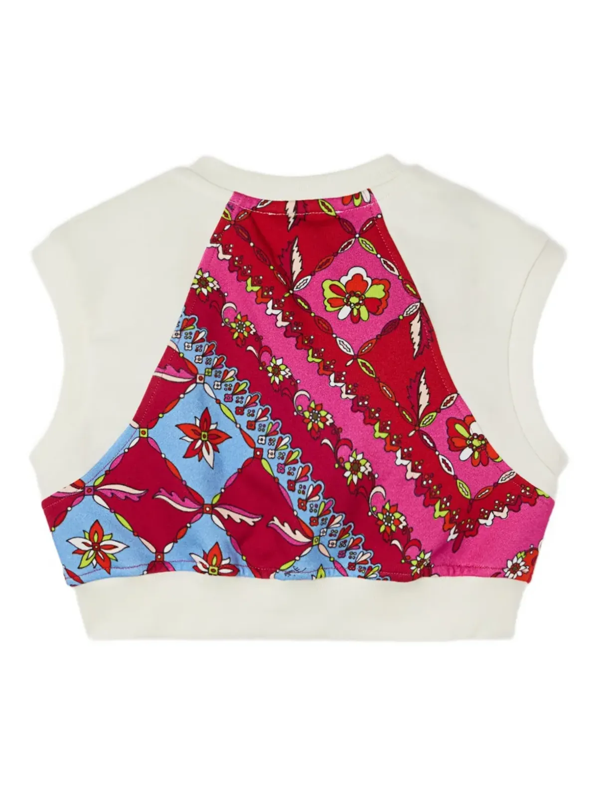 PUCCI Junior パッチワーク クロップトップ - 画像2