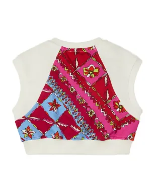 PUCCI Junior パッチワーク クロップトップ - サムネイル2