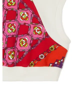 PUCCI Junior パッチワーク クロップトップ - サムネイル3
