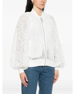 Karl Lagerfeld フローラルレース ボンバージャケット - サムネイル3