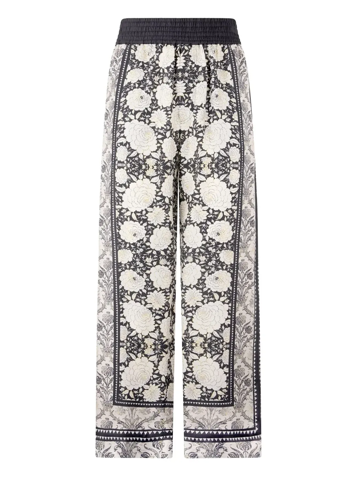 Roberto Cavalli フローラルプリント シルクパンツ - 画像1