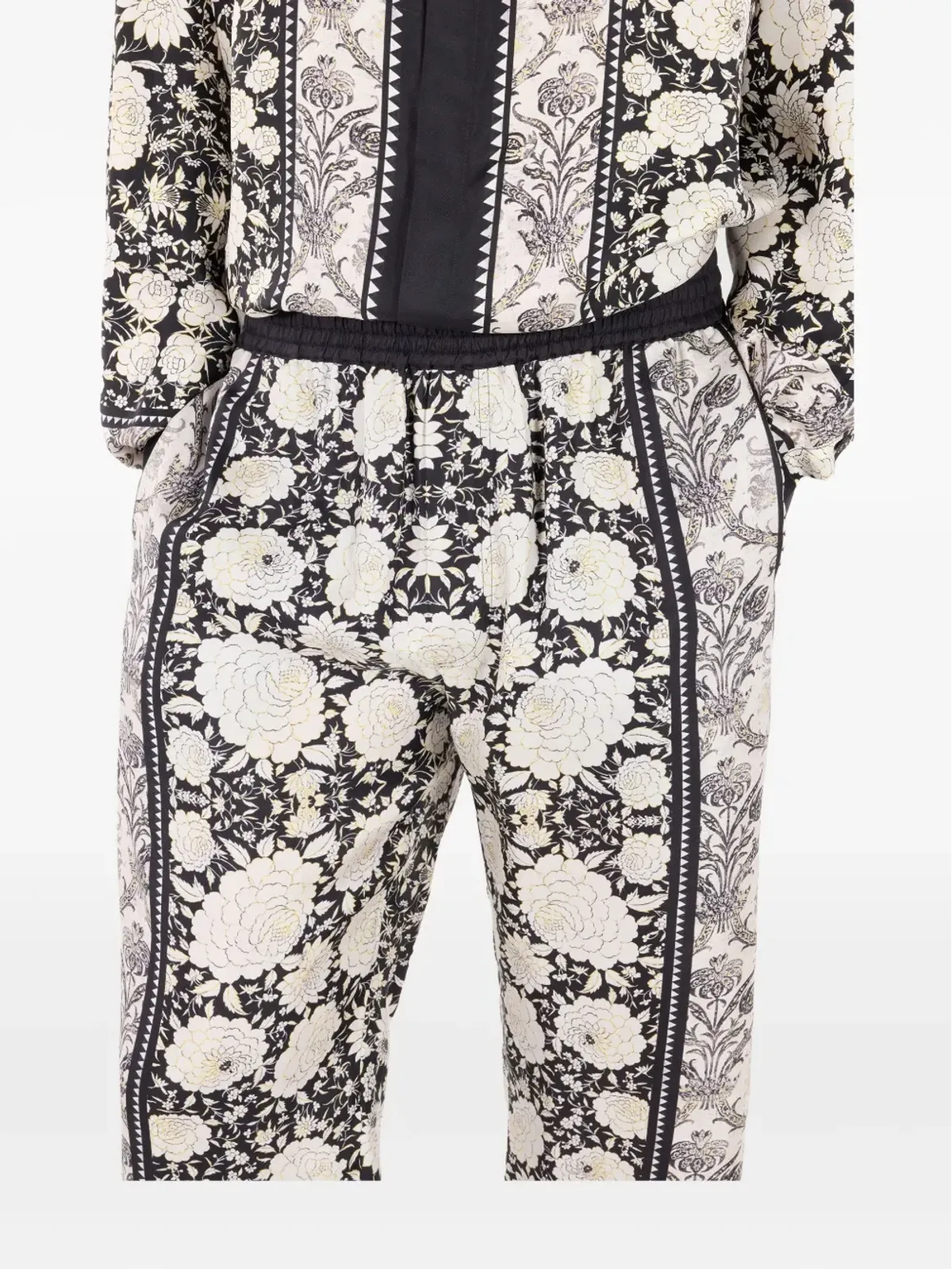 Roberto Cavalli フローラルプリント シルクパンツ - 画像4