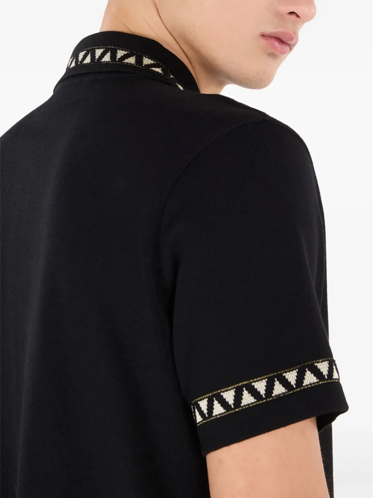Roberto Cavalli ジャカード柄ポロシャツ - 画像5