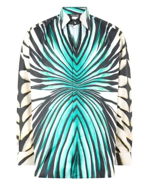 Roberto Cavalli プリントボタンアップシャツ - サムネイル1
