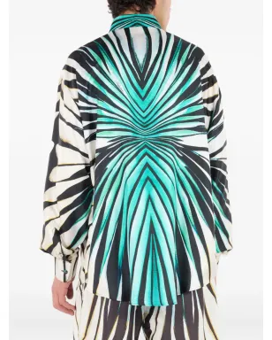 Roberto Cavalli プリントボタンアップシャツ - サムネイル4