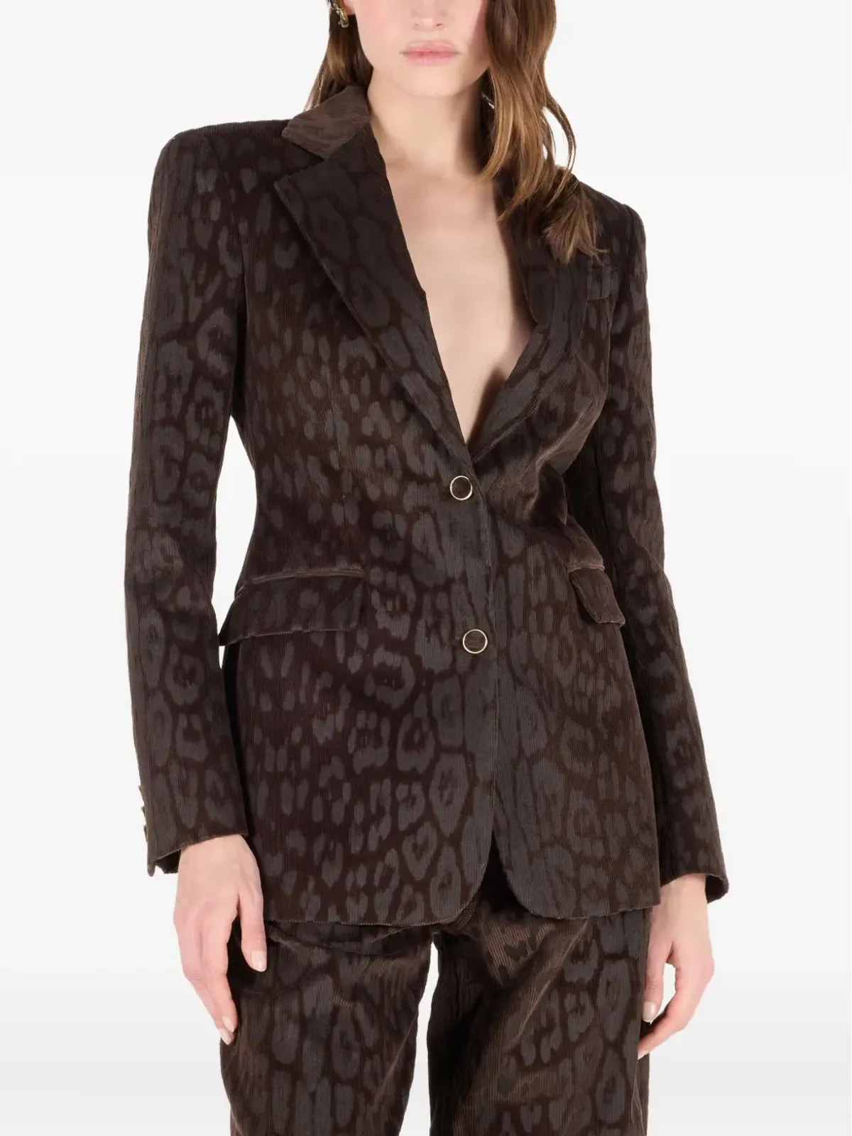 Roberto Cavalli シングルブレスト ブレザー - 画像3