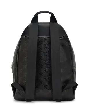 Roberto Cavalli Mirror Snake Monogram-embossed バックパック - ブラック - サムネイル3