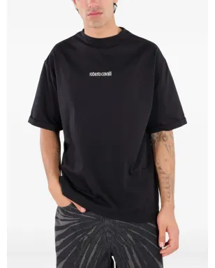 Roberto Cavalli タイガープリント Tシャツ ブラック - サムネイル3