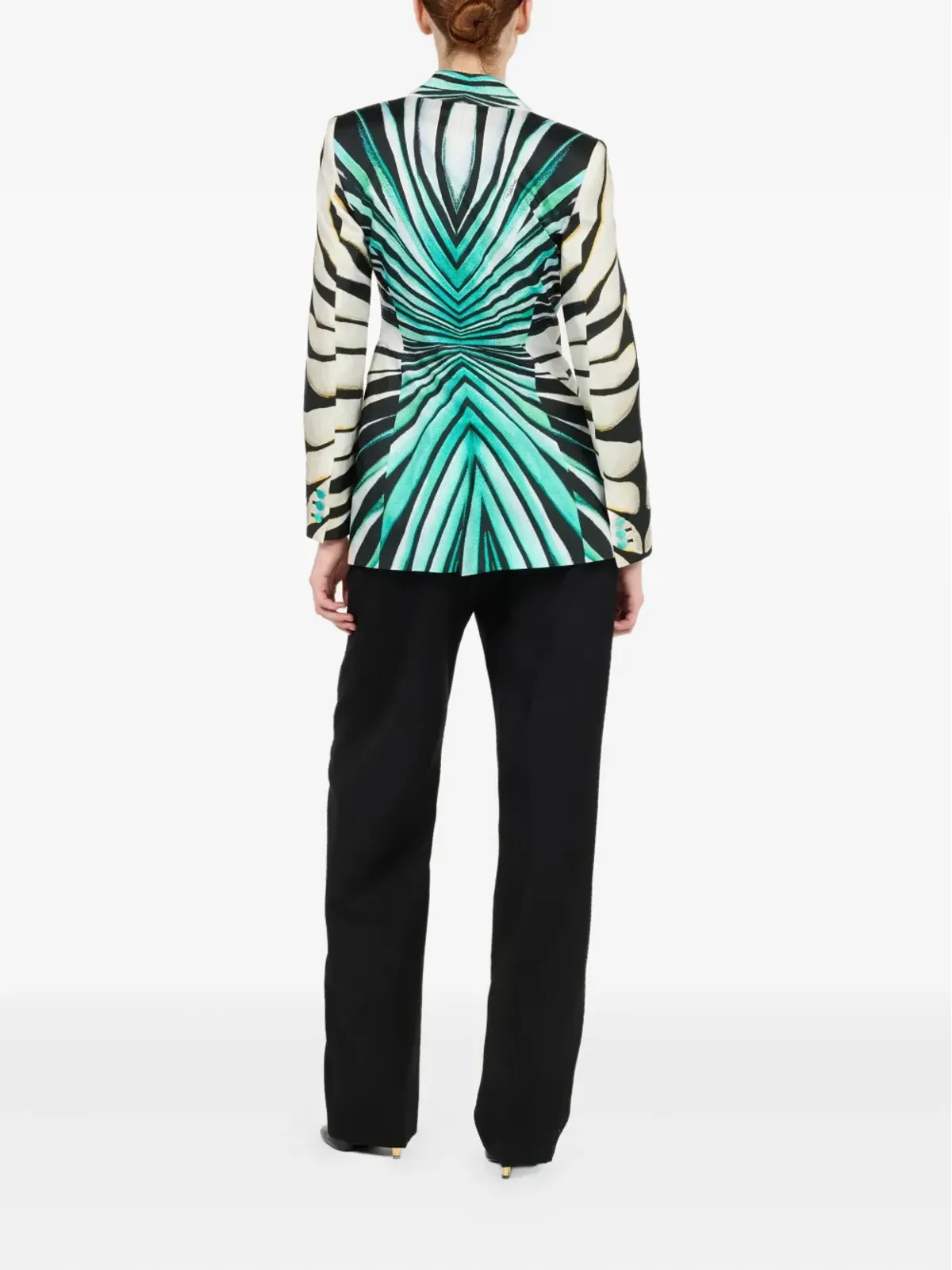 Roberto Cavalli プリントブレザー - 画像4