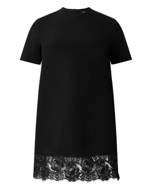 Roberto Cavalli レースヘムミニドレス ブラック - サムネイル1