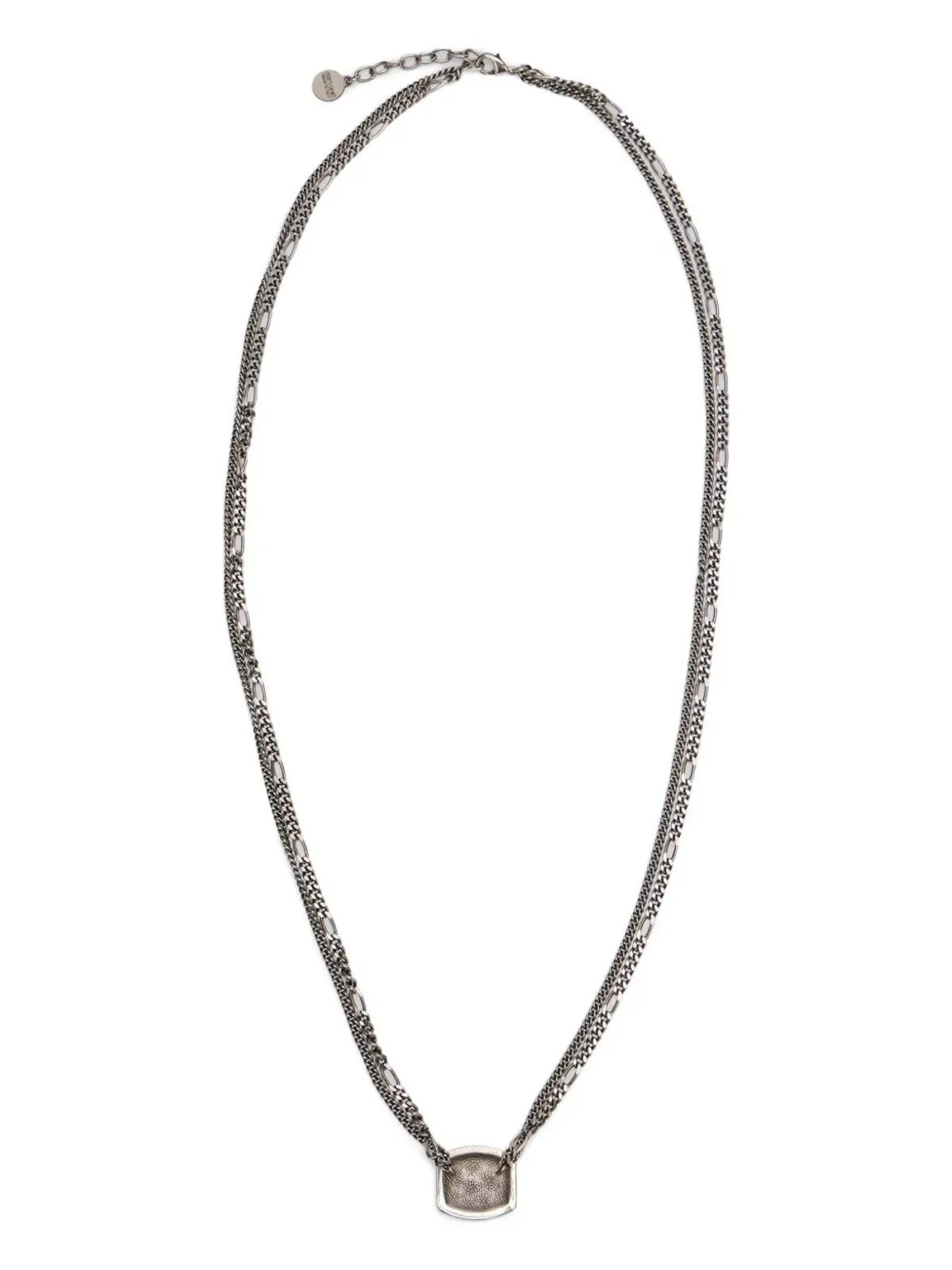 Roberto Cavalli モノグラム ダブルチェーン ネックレス - 画像5