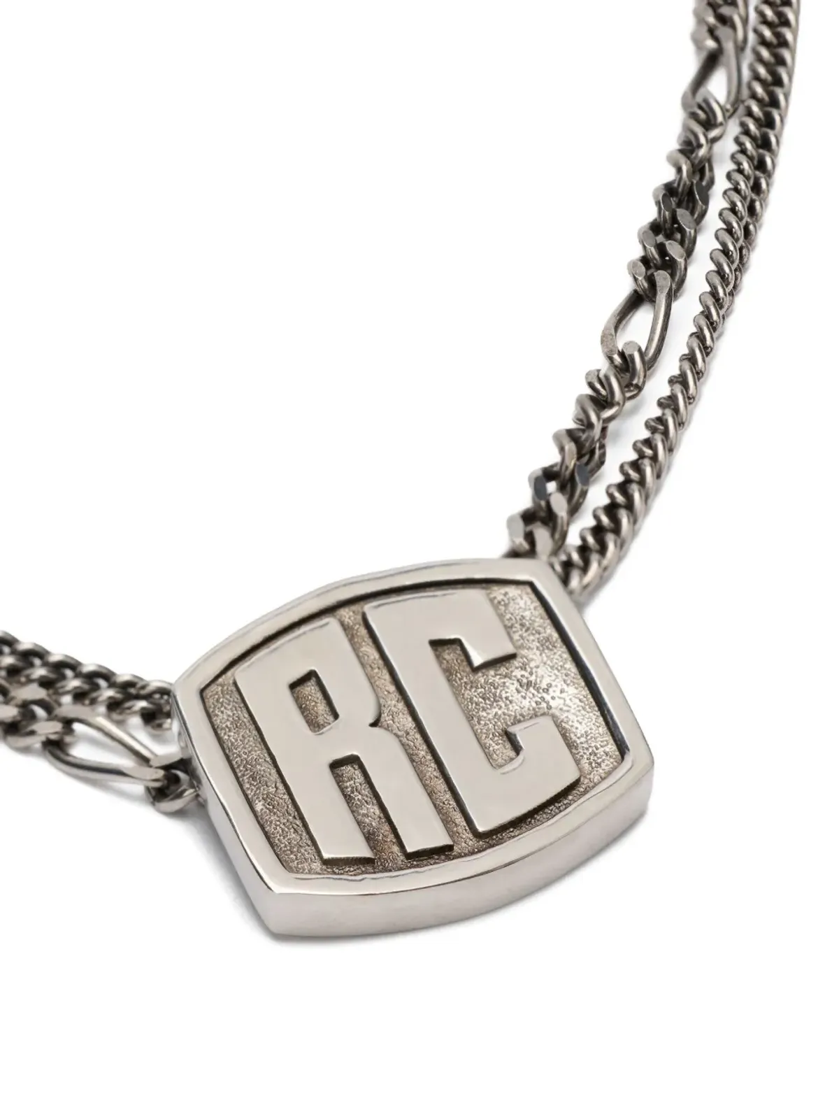 Roberto Cavalli モノグラム ダブルチェーン ネックレス - 画像3