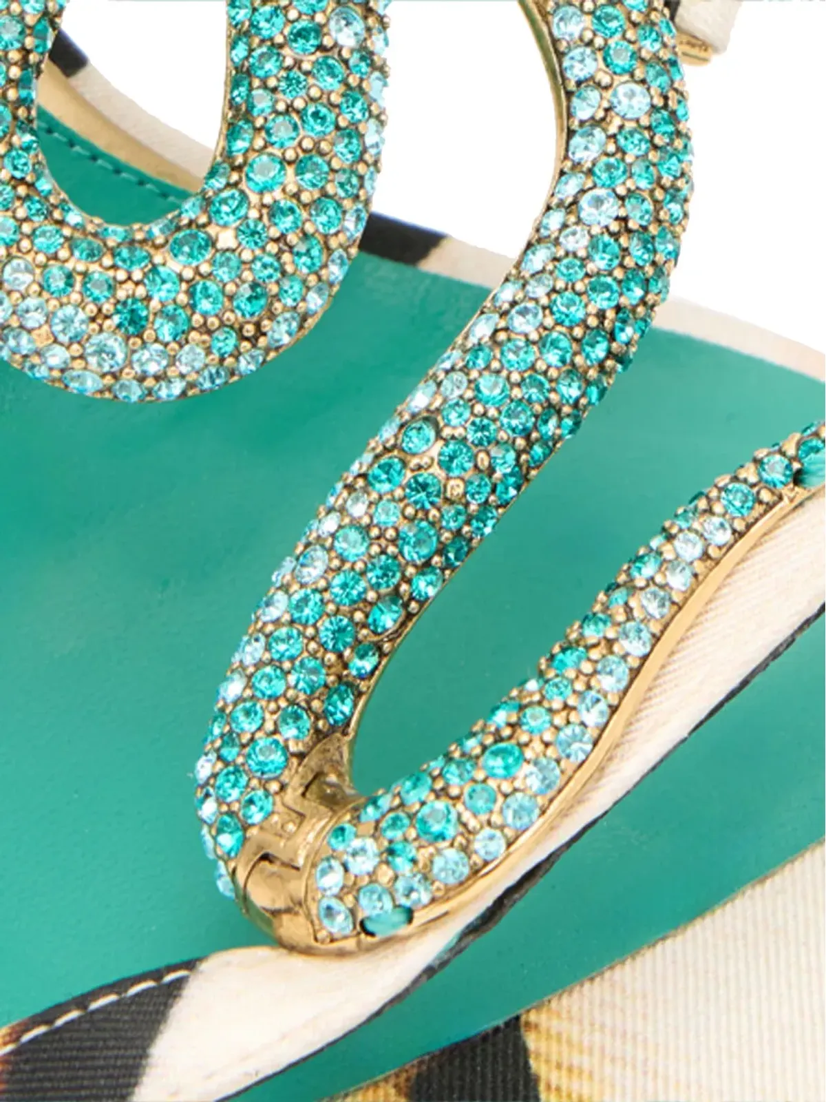 Roberto Cavalli Ray Of Sea ストラップ付きヒールサンダル - 画像5