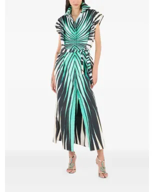 Roberto Cavalli プリント柄ミディドレス - サムネイル2