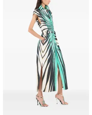 Roberto Cavalli プリント柄ミディドレス - サムネイル3
