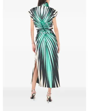 Roberto Cavalli プリント柄ミディドレス - サムネイル4