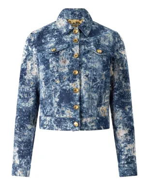 Roberto Cavalli フェードデニムジャケット - サムネイル1