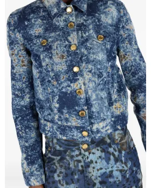 Roberto Cavalli フェードデニムジャケット - サムネイル5