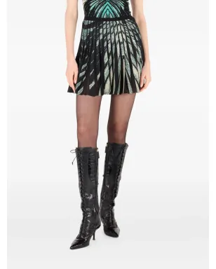 Roberto Cavalli プリーツミニスカート - サムネイル3