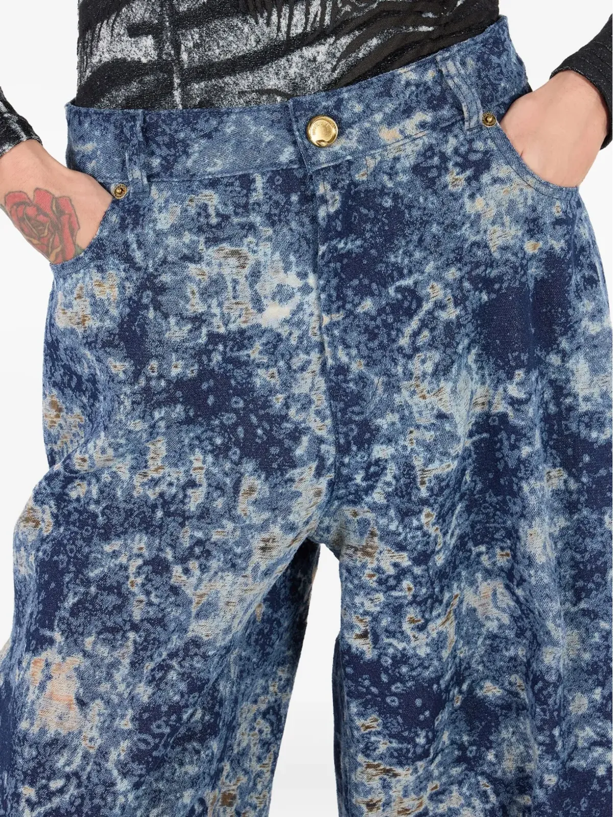 Roberto Cavalli loose-fit jeans - Blue - 画像5