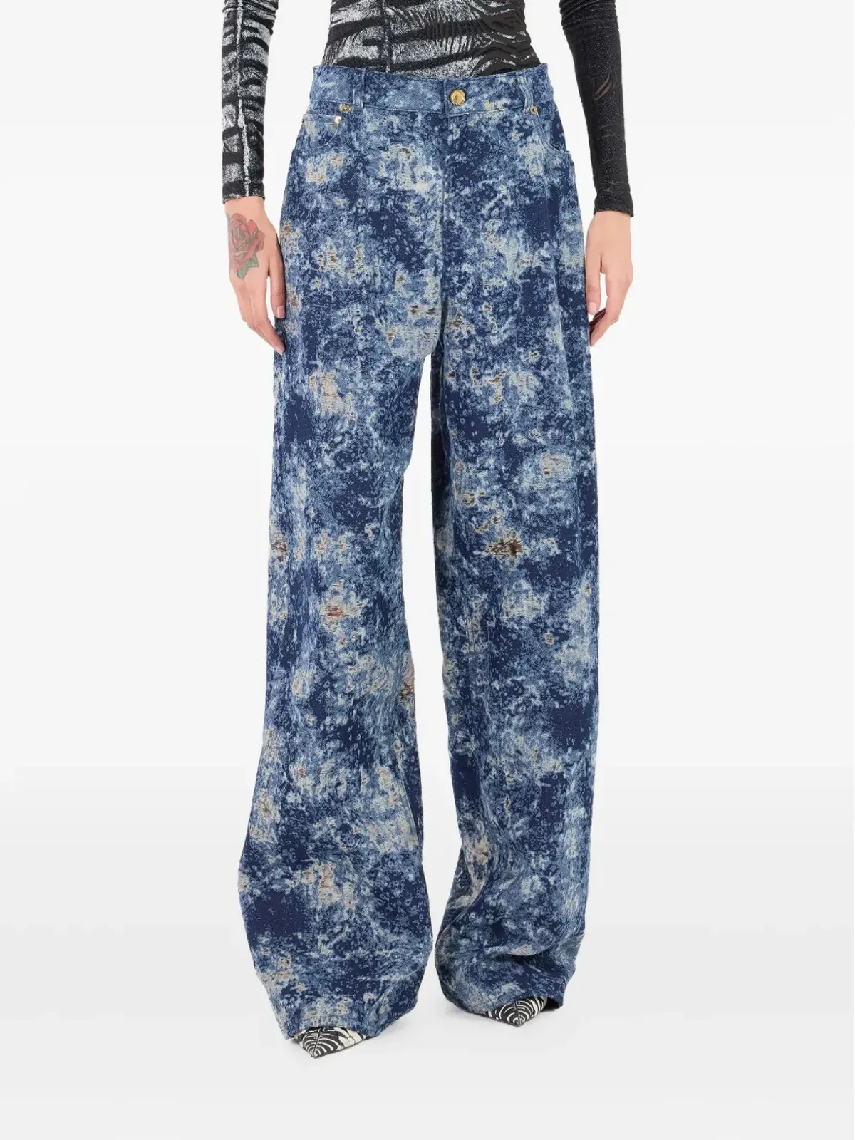 Roberto Cavalli loose-fit jeans - Blue - 画像3
