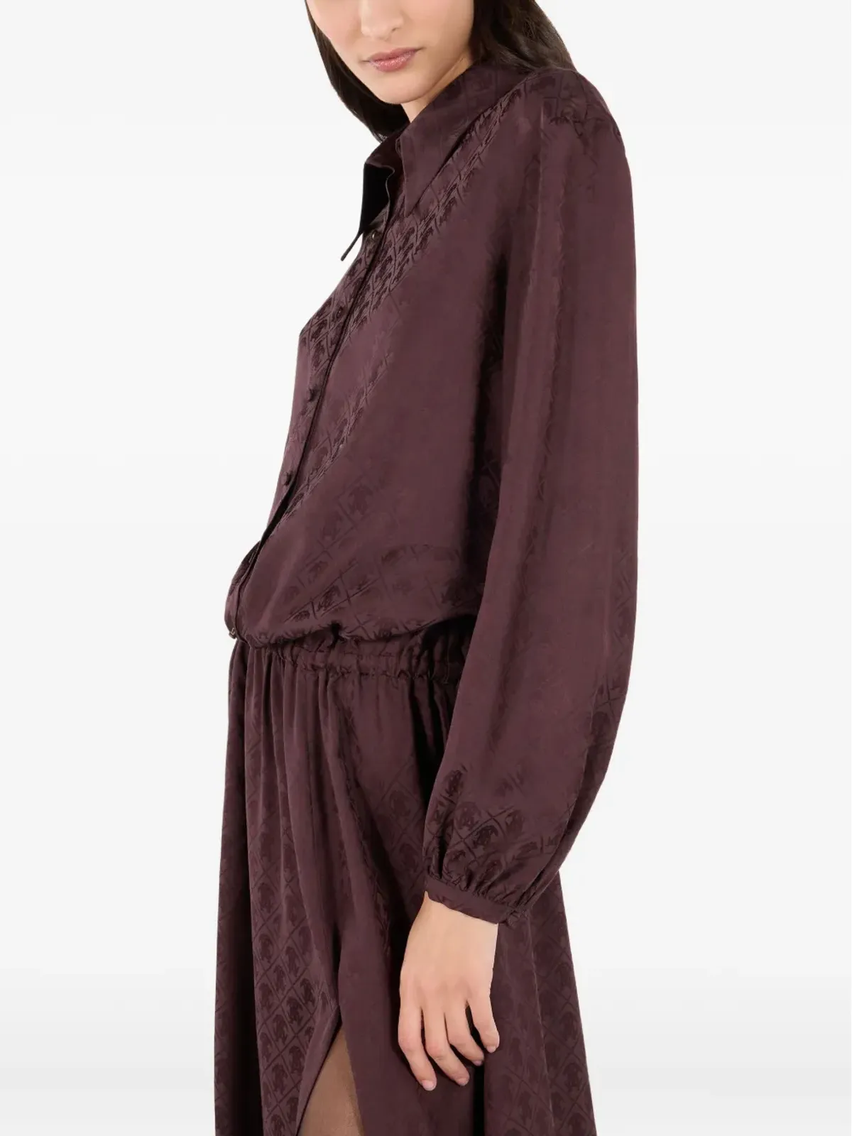 Roberto Cavalli シルクシャツドレス - 画像5
