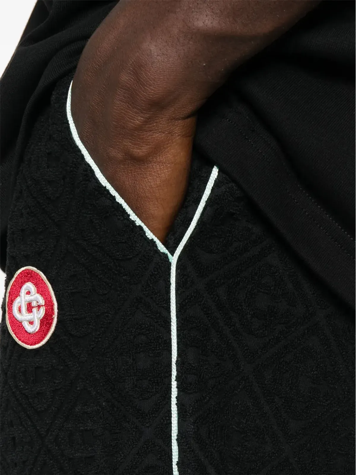 Casablanca 刺繍ロゴ入りストレートパンツ - 画像5