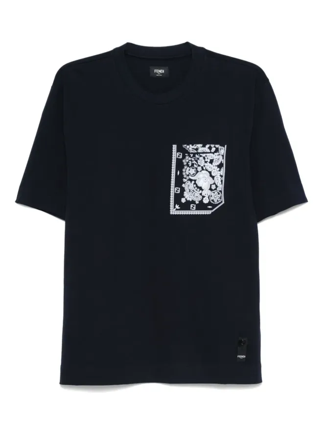 Fendi FENDI バンダナ柄プリントTシャツの商品画像