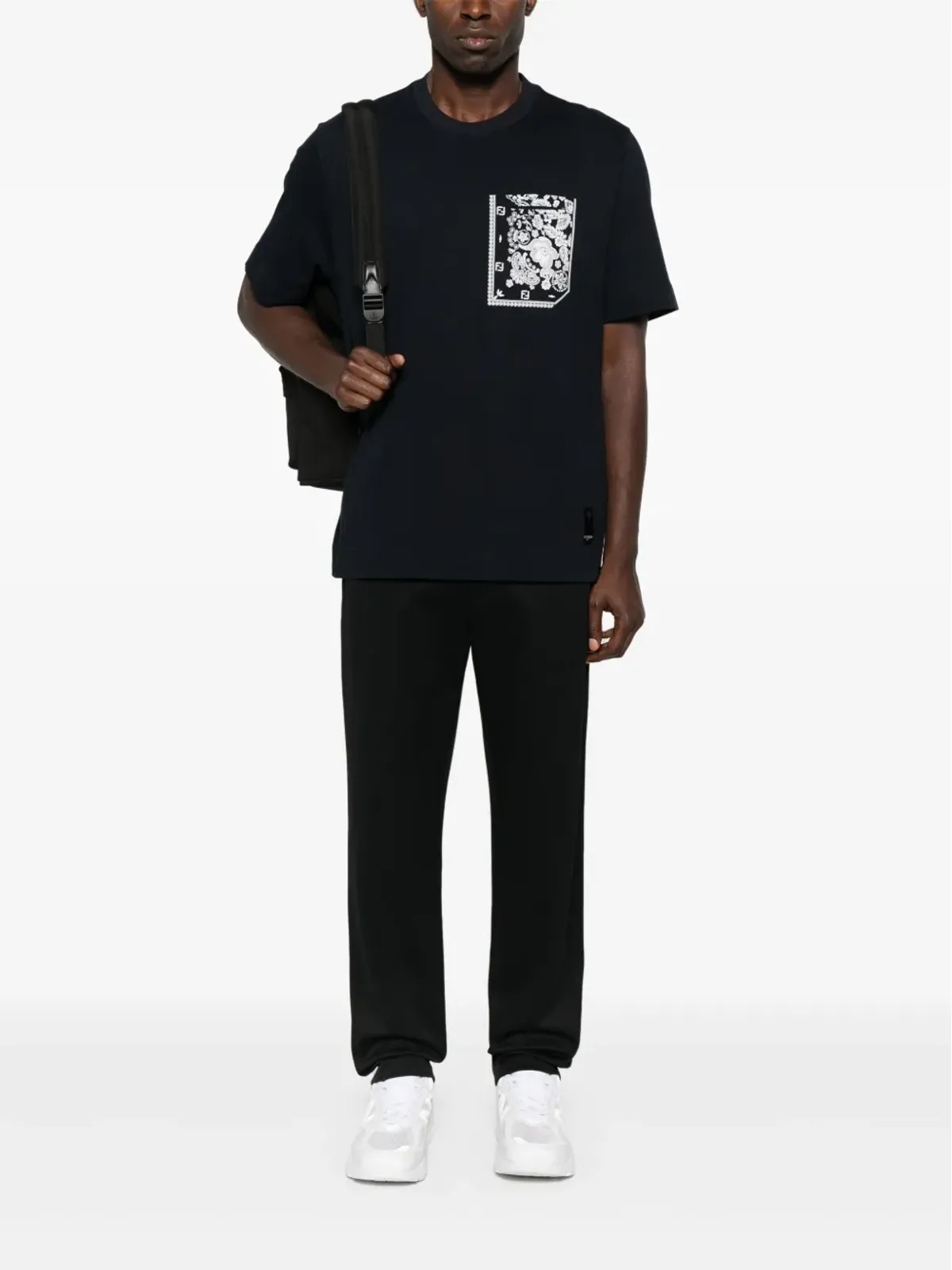 FENDI バンダナ柄プリントTシャツ - 画像2