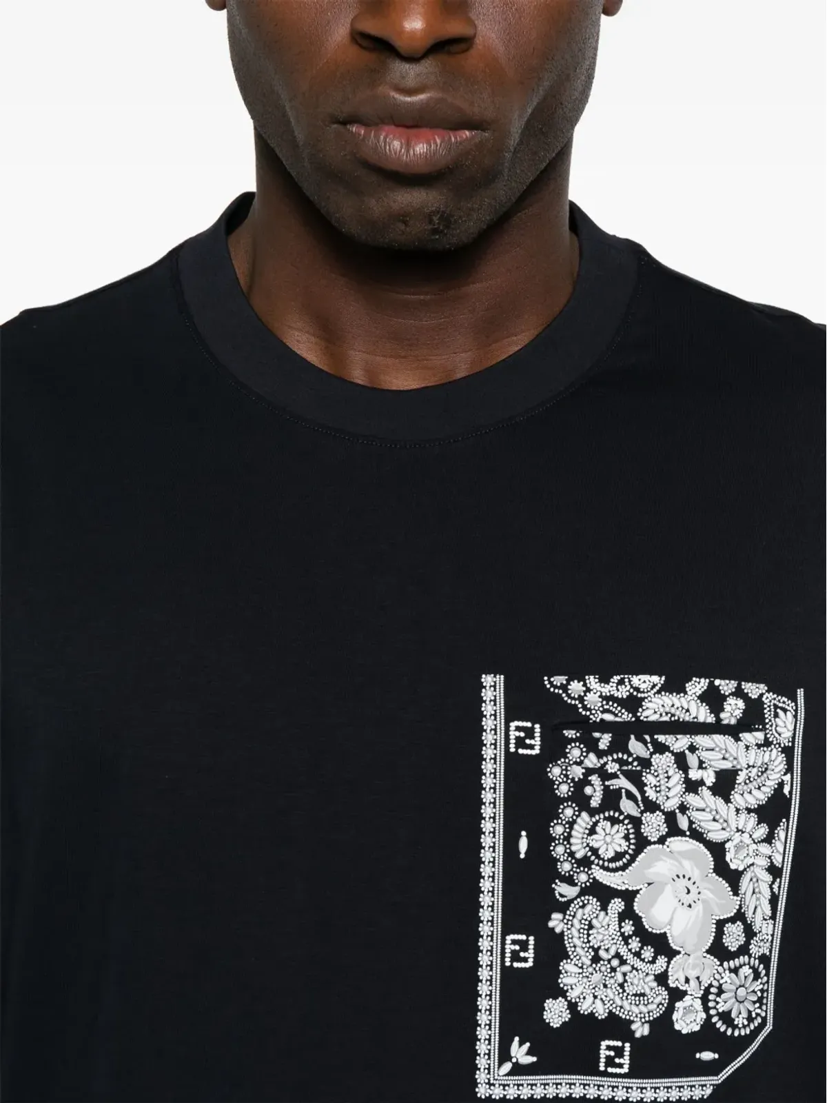 FENDI バンダナ柄プリントTシャツ - 画像4