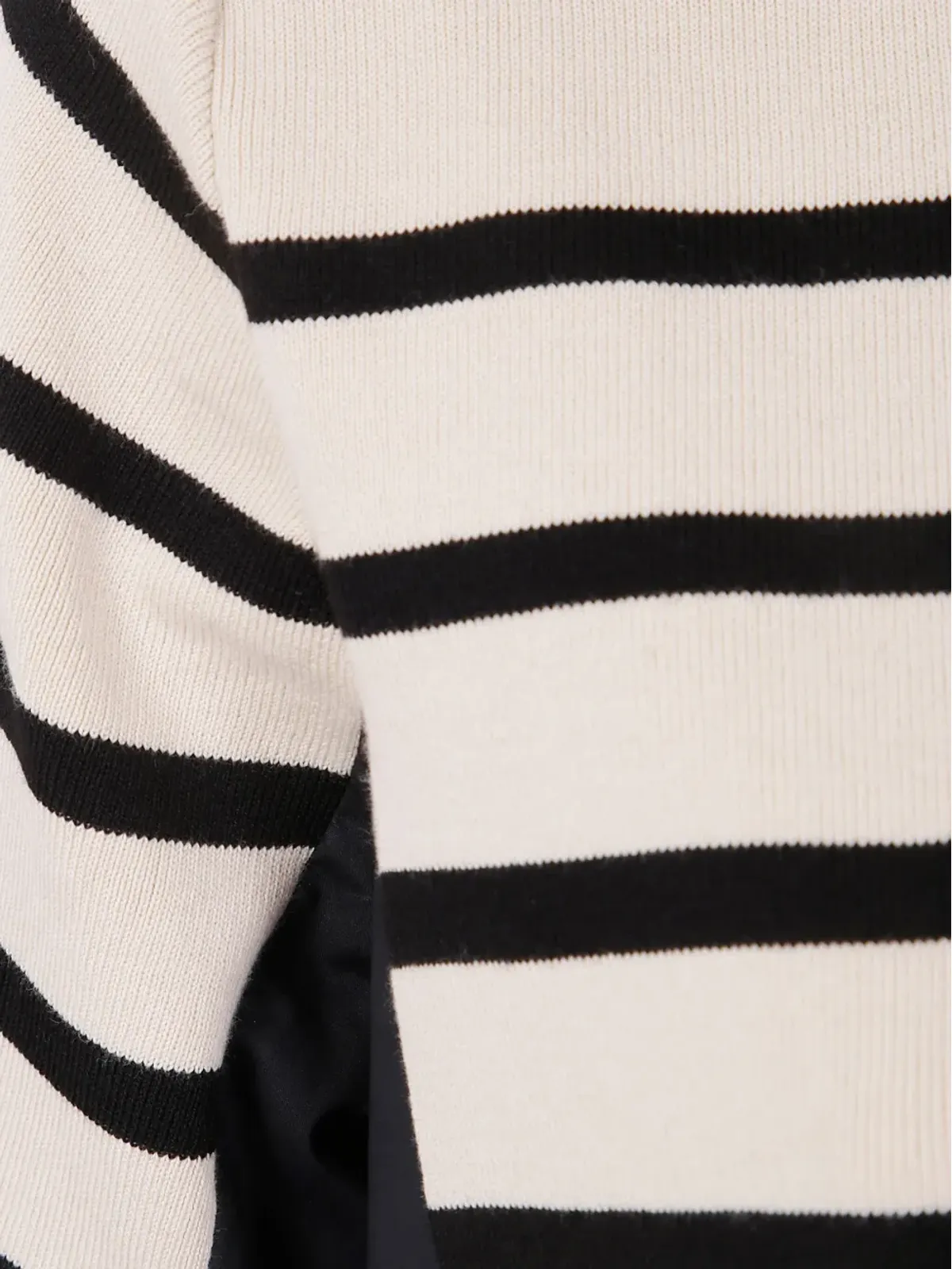 Nuur striped panelled top - 画像3