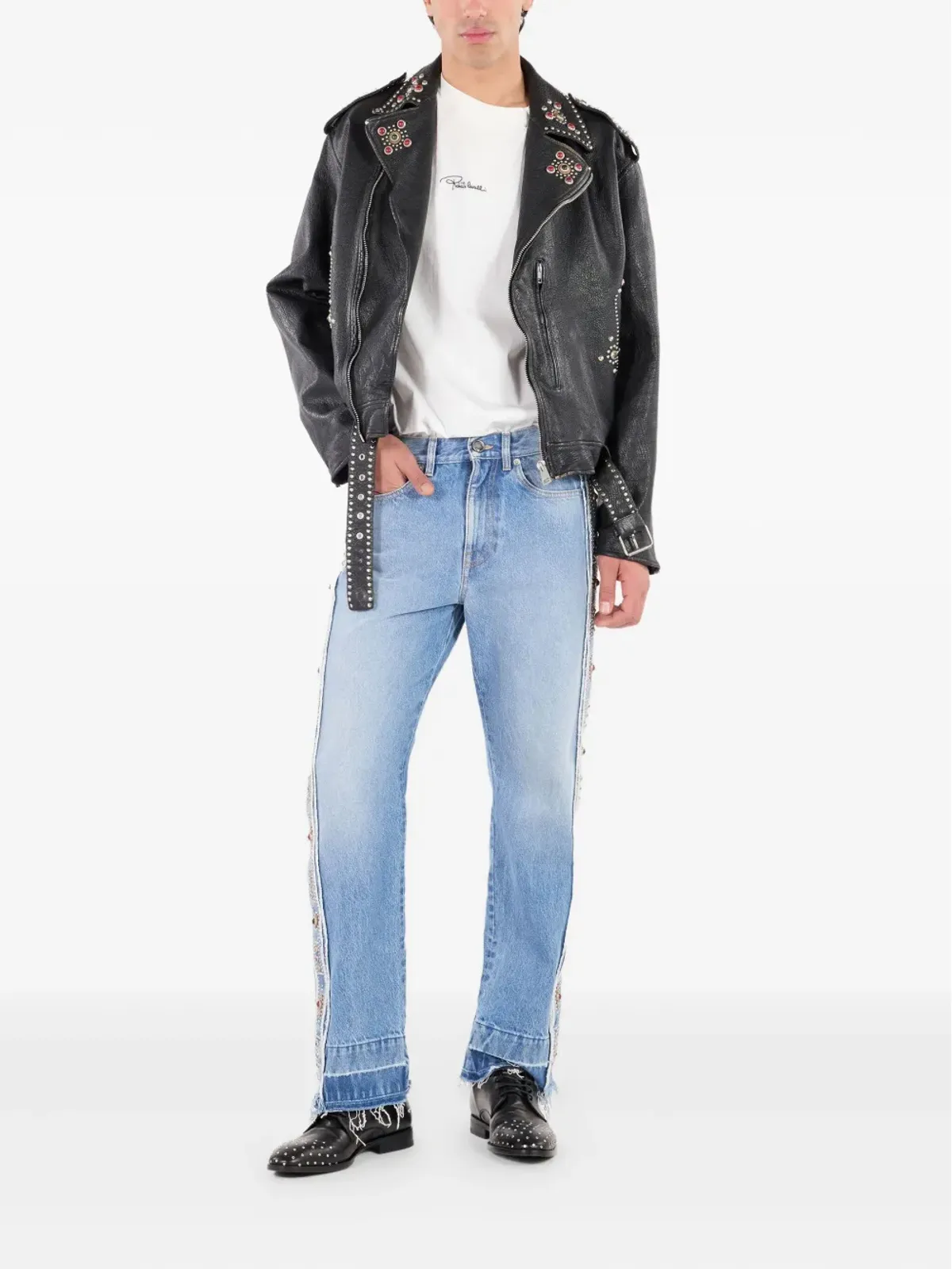 Roberto Cavalli ロゴモチーフ Tシャツ - 画像2