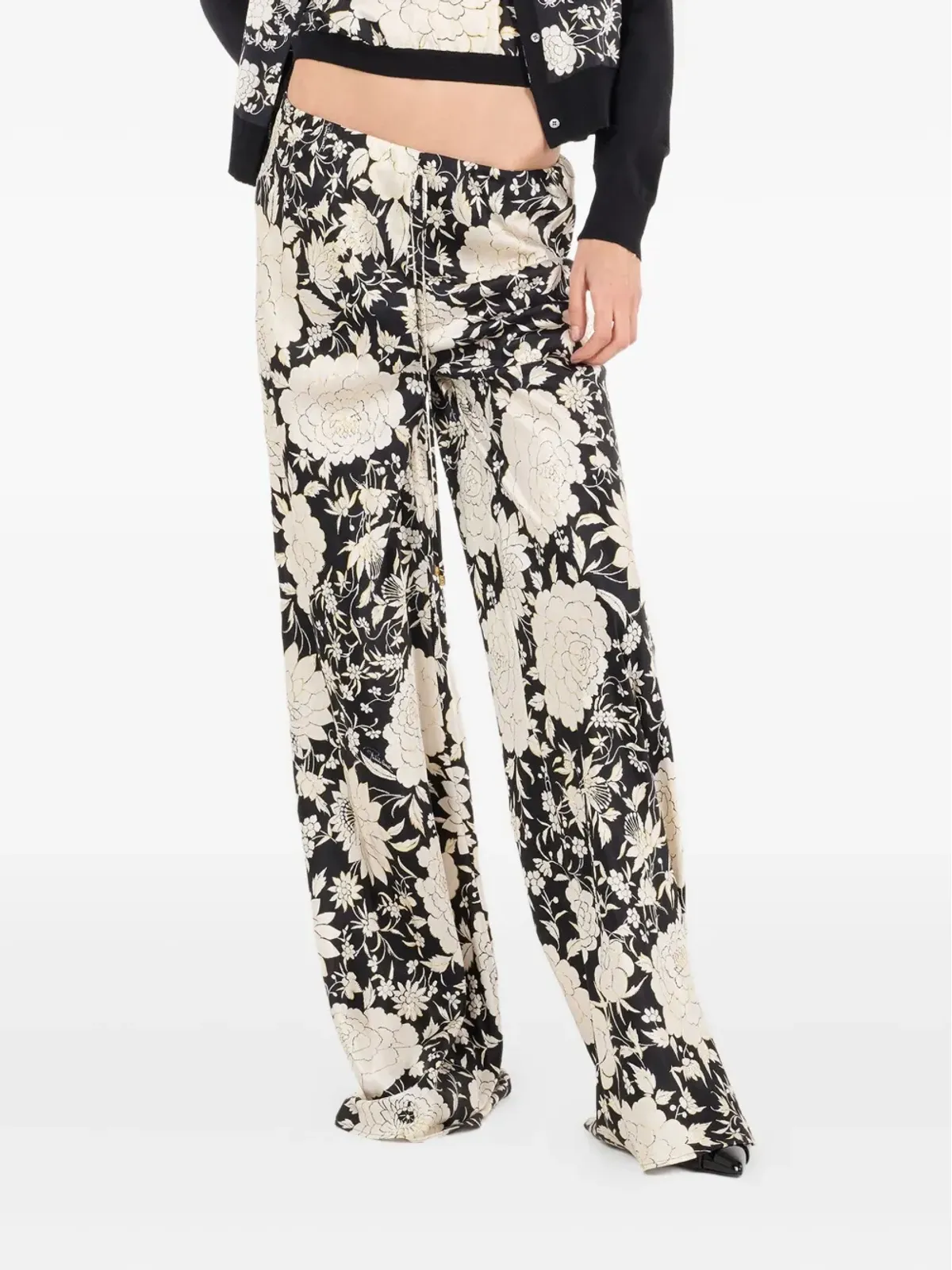 Roberto Cavalli 花柄プリントパンツ - 画像2