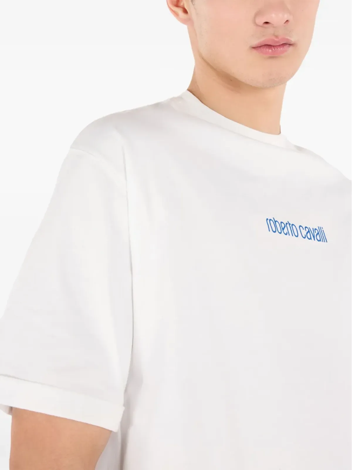 Roberto Cavalli ロゴプリントTシャツ - 画像5