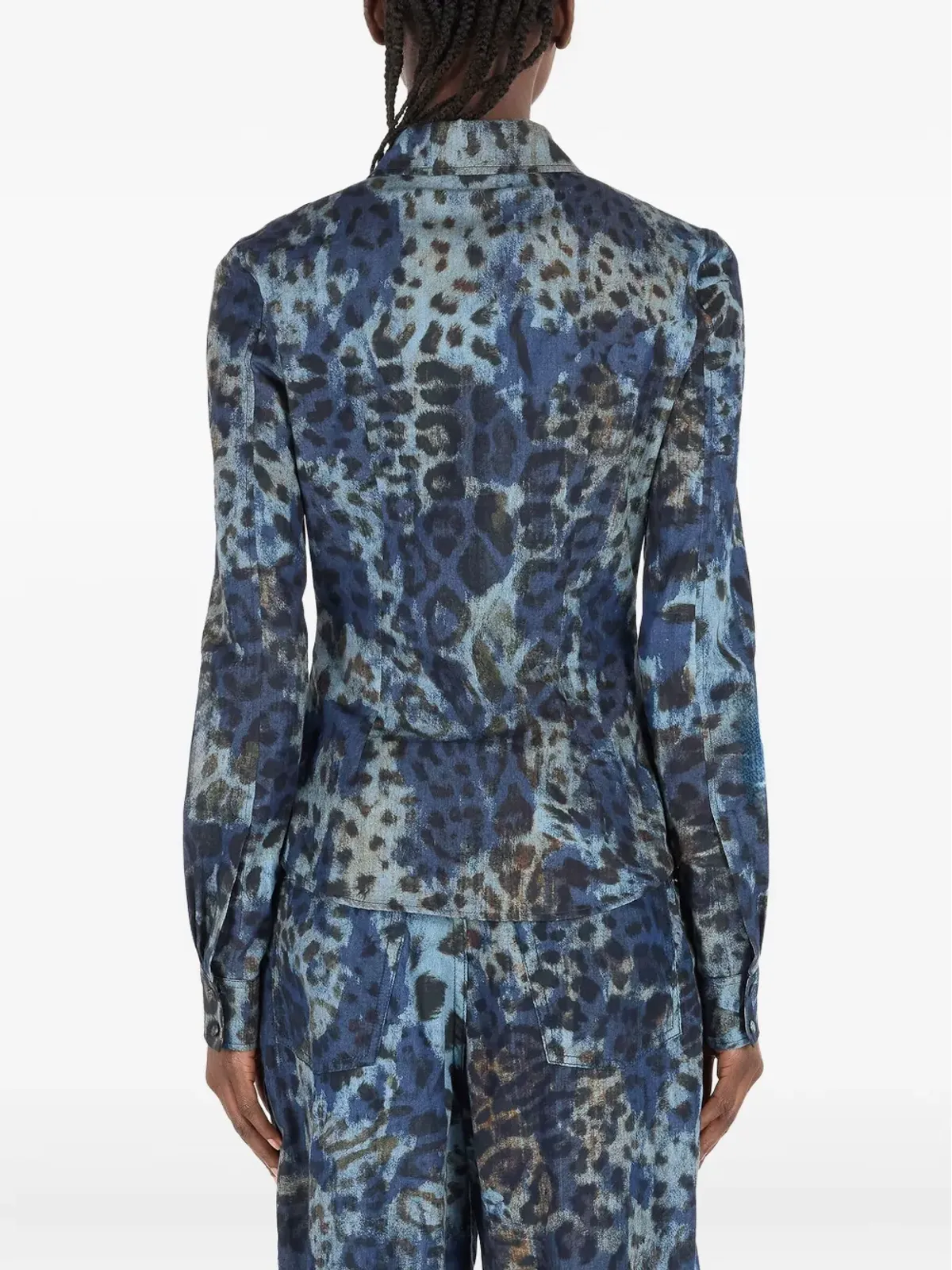 Roberto Cavalli レオパード柄ボタンアップシャツ - 画像4